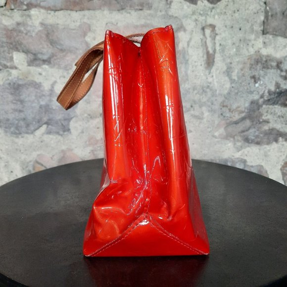 Louis Vuitton Red Patent Tote - Picture 5 of 10